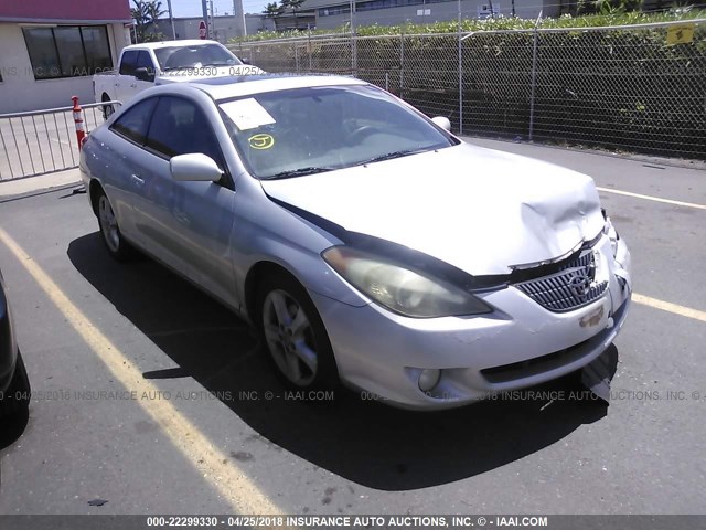 4T1CA30P84U006812 - 2004 TOYOTA CAMRY SOLARA SE/SLE SILVER photo 1