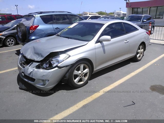4T1CA30P84U006812 - 2004 TOYOTA CAMRY SOLARA SE/SLE ვერცხლისფერი ფოტო 2