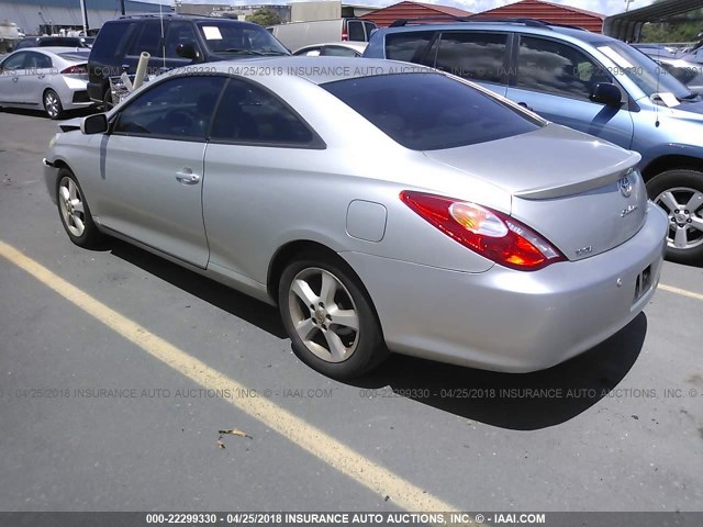 4T1CA30P84U006812 - 2004 TOYOTA CAMRY SOLARA SE/SLE SILVER photo 3