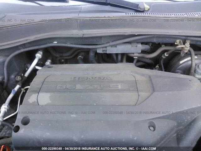 2HKYF18734H621802 - 2004 HONDA PILOT EXL 灰色 照片 10