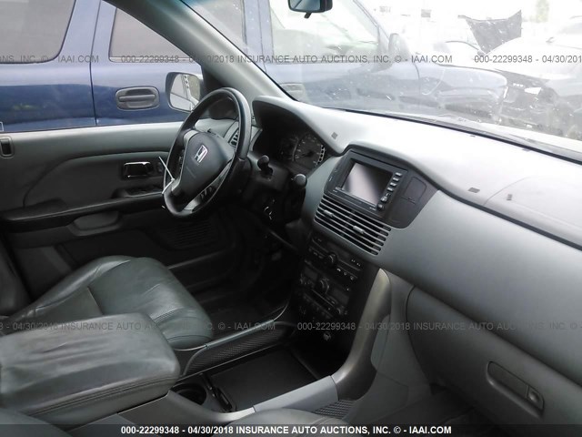 2HKYF18734H621802 - 2004 HONDA PILOT EXL 灰色 照片 5