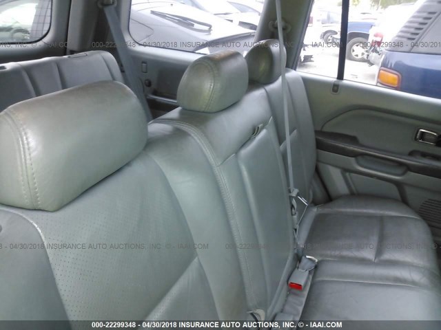 2HKYF18734H621802 - 2004 HONDA PILOT EXL 灰色 照片 8