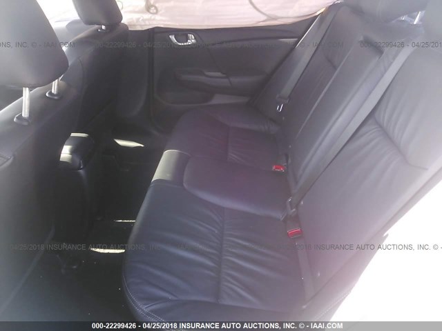 19XFB2F92FE031773 - 2015 HONDA CIVIC EXL WHITE photo 8