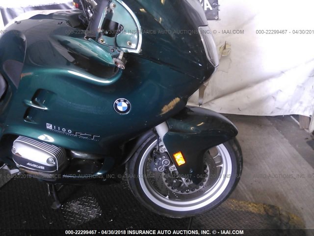 WB10418A8XZC65519 - 1999 BMW R1100 RT GREEN photo 5