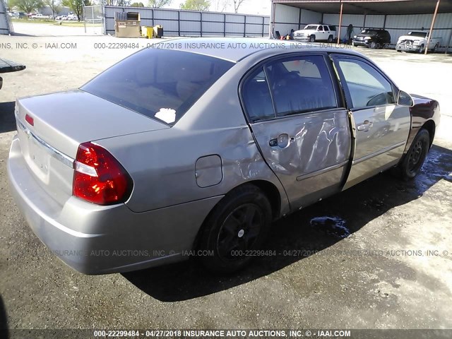 1G1ZS58F58F102676 - 2008 CHEVROLET MALIBU LS 棕色 照片 4