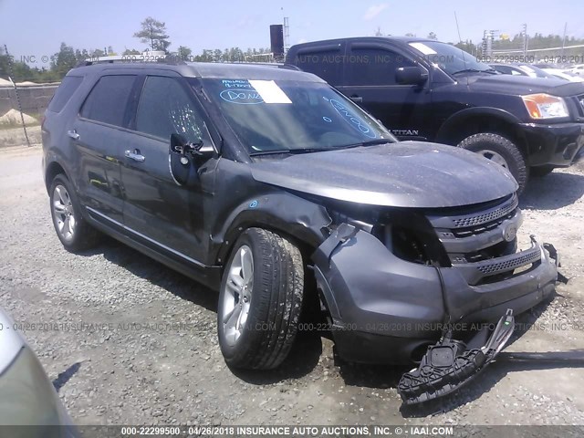 1FMHK7F86BGA48871 - 2011 FORD EXPLORER LIMITED SILVER photo 1