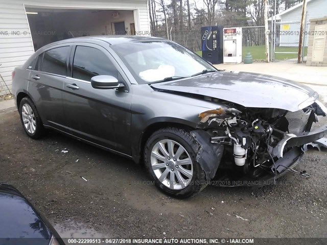 1C3CCBBB1DN650340 - 2013 CHRYSLER 200 TOURING GRAY photo 1