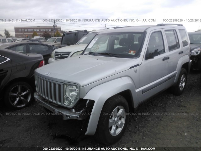 1J4PN2GK5BW538934 - 2011 JEEP LIBERTY SPORT SILVER photo 2