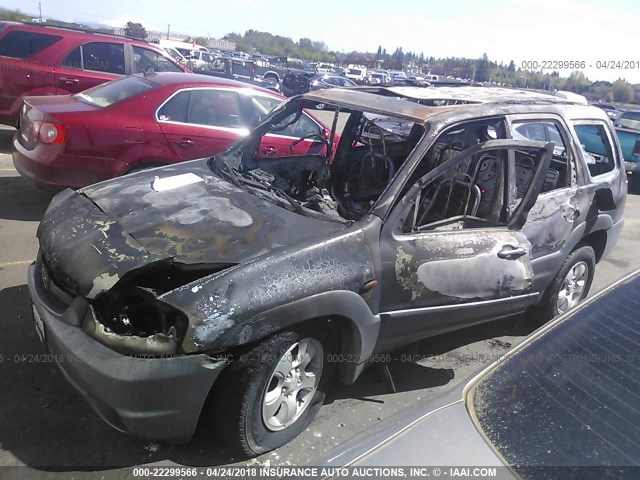 4F2YU08172KM63250 - 2002 MAZDA TRIBUTE LX/ES 灰色 照片 2
