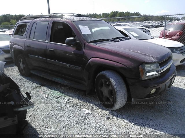 1GNET16S346195985 - 2004 CHEVROLET TRAILBLAZER EXT LS/EXT LT BURGUNDY photo 1