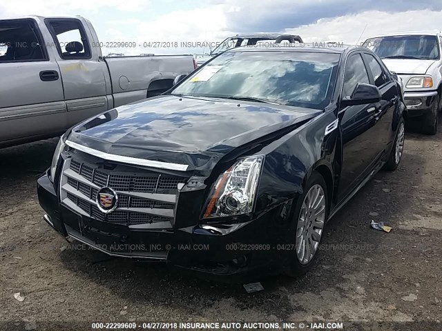 1G6DJ5EG7A0146501 - 2010 CADILLAC CTS PERFORMANCE COLLECTION Черный фото 2