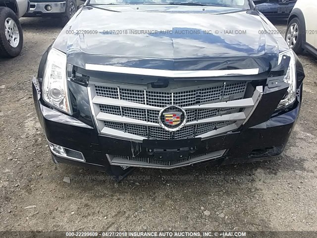 1G6DJ5EG7A0146501 - 2010 CADILLAC CTS PERFORMANCE COLLECTION Черный фото 6