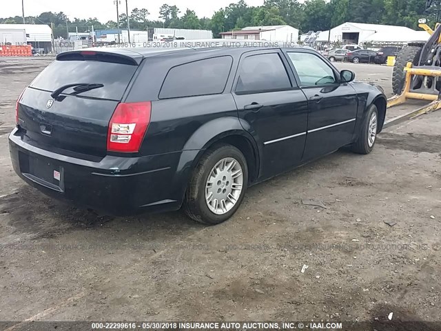 2D4FV47T07H775748 - 2007 DODGE MAGNUM SE BLACK photo 4