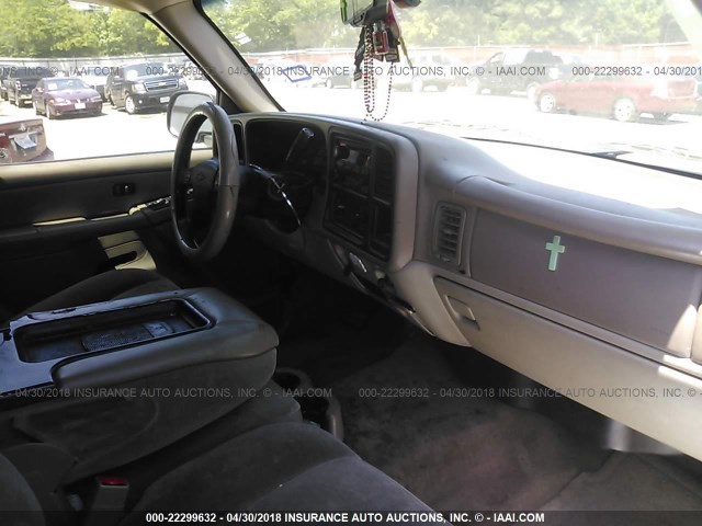 1GNEC13V85R175021 - 2005 CHEVROLET TAHOE C1500 TAN photo 5