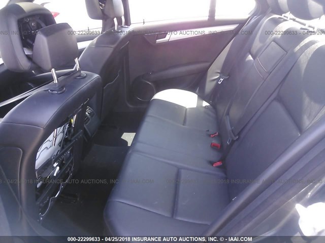 WDDGF4HB8DR258543 - 2013 MERCEDES-BENZ C 250 GRAY photo 8