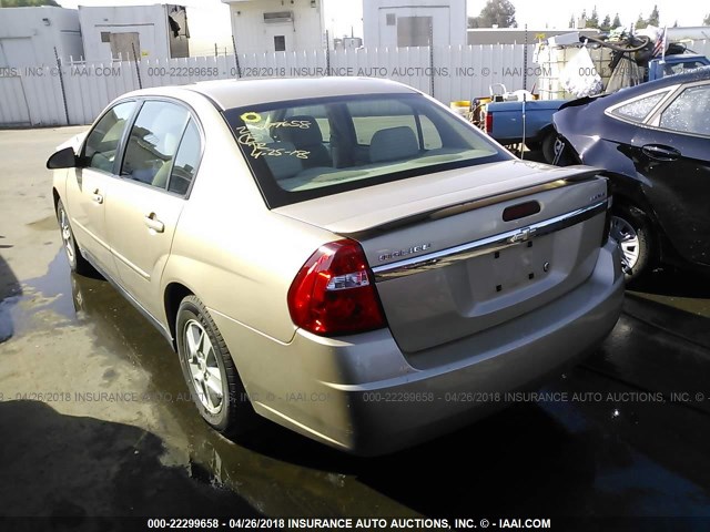 1G1ZT52835F271677 - 2005 CHEVROLET MALIBU LS 米色 照片 3