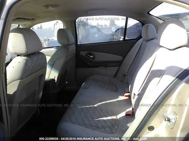 1G1ZT52835F271677 - 2005 CHEVROLET MALIBU LS 米色 照片 8