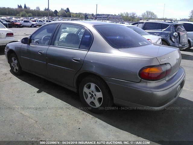1G1NE52J82M694726 - 2002 CHEVROLET MALIBU LS 灰色 照片 3