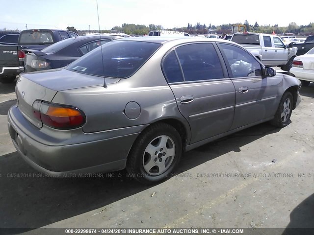 1G1NE52J82M694726 - 2002 CHEVROLET MALIBU LS 灰色 照片 4