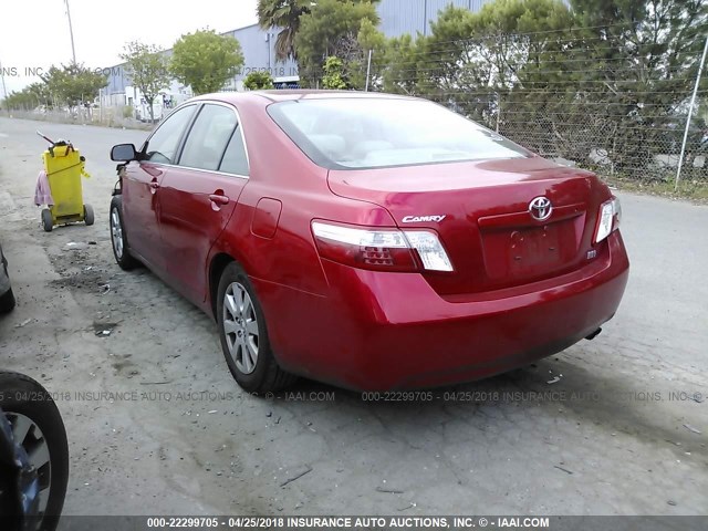 JTNBB46K373021092 - 2007 TOYOTA CAMRY NEW GENERAT HYBRID RED photo 3