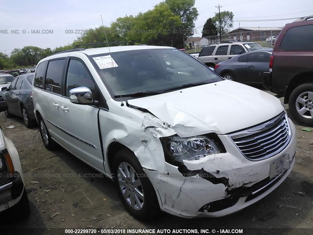 2A4RR8DG0BR760029 - 2011 CHRYSLER TOWN & COUNTRY TOURING L WHITE photo 1