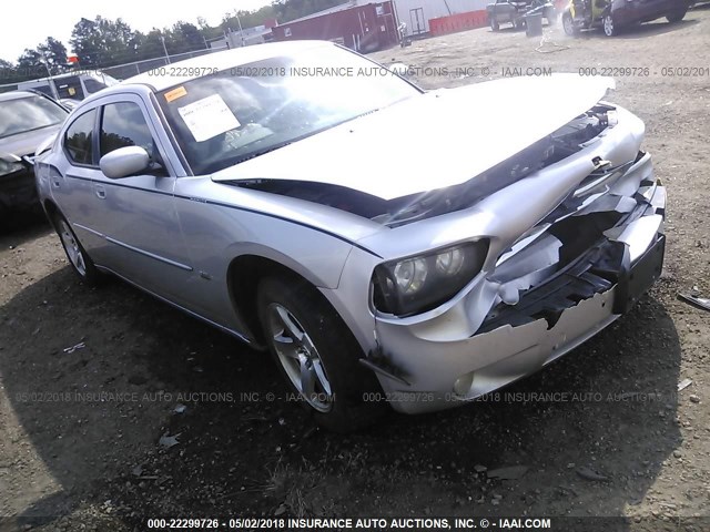 2B3CA3CV7AH119875 - 2010 DODGE CHARGER SXT SILVER photo 1