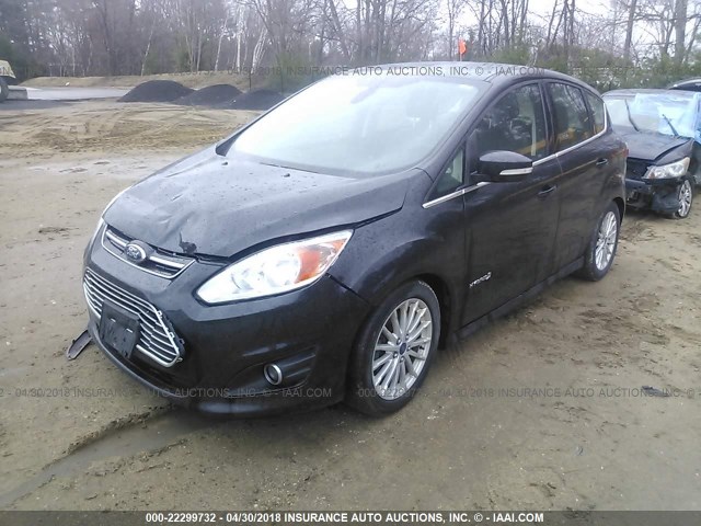 1FADP5BU1DL552062 - 2013 FORD C-MAX SEL BLACK photo 2