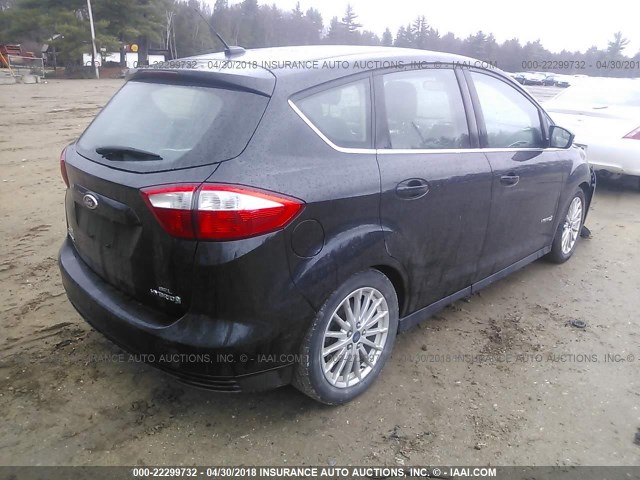 1FADP5BU1DL552062 - 2013 FORD C-MAX SEL BLACK photo 4