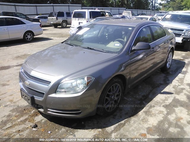 1G1ZB5EBXAF114894 - 2010 CHEVROLET MALIBU LS 棕色 照片 2