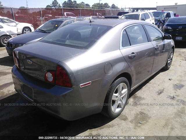 1G1ZB5EBXAF114894 - 2010 CHEVROLET MALIBU LS 棕色 照片 4