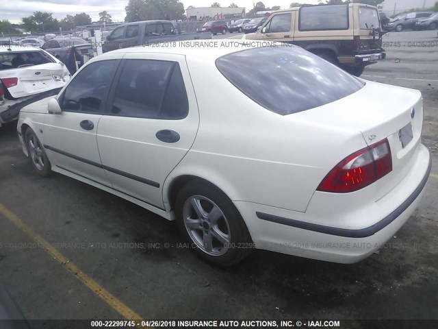 YS3ED49A543503744 - 2004 SAAB 9-5 ARC WHITE photo 3