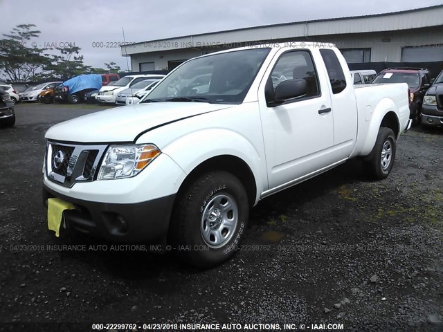 1N6BD0CT1FN759090 - 2015 NISSAN FRONTIER S/SV WHITE photo 2