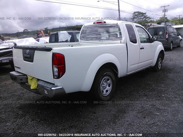 1N6BD0CT1FN759090 - 2015 NISSAN FRONTIER S/SV WHITE photo 4