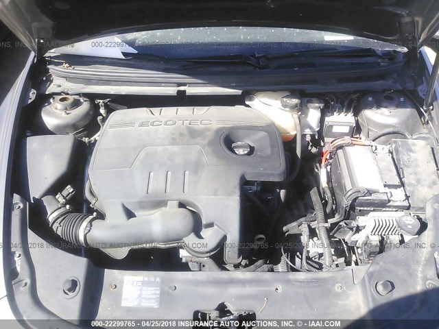 1G1ZC5EB6AF245379 - 2010 CHEVROLET MALIBU 1LT 棕色 照片 10