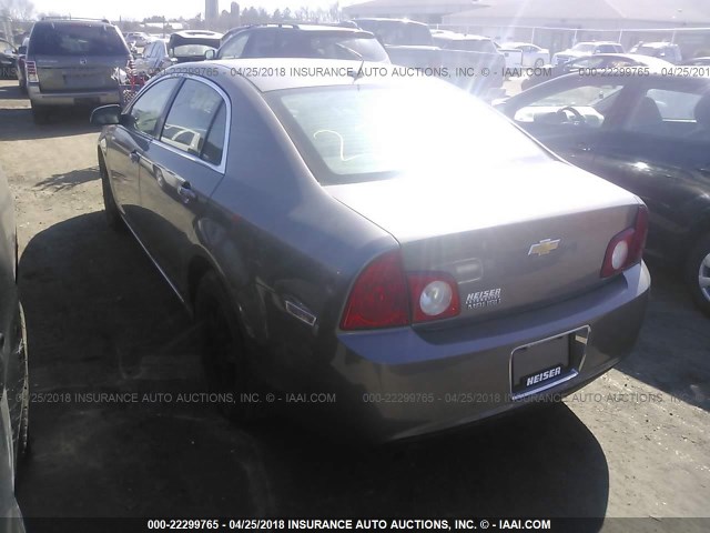 1G1ZC5EB6AF245379 - 2010 CHEVROLET MALIBU 1LT 棕色 照片 3