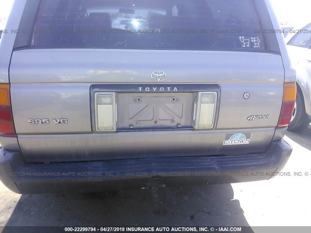 JT3VN39W4P0114758 - 1993 TOYOTA 4RUNNER VN39 SR5 GRAY photo 6