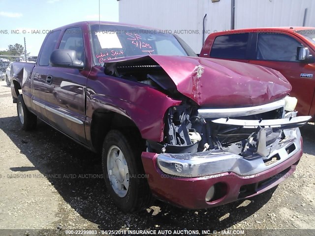 2GTEC19V241343128 - 2004 GMC NEW SIERRA C1500 MAROON photo 1