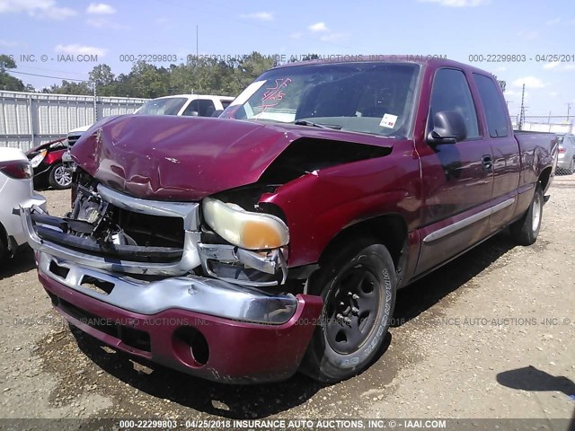 2GTEC19V241343128 - 2004 GMC NEW SIERRA C1500 MAROON photo 2