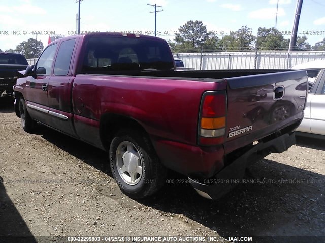 2GTEC19V241343128 - 2004 GMC NEW SIERRA C1500 MAROON photo 3