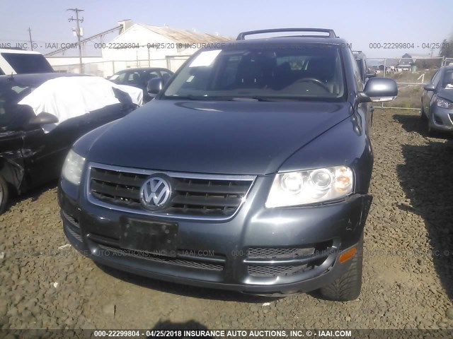 WVGZG77L66D015708 - 2006 VOLKSWAGEN TOUAREG 3.2 GREEN photo 6