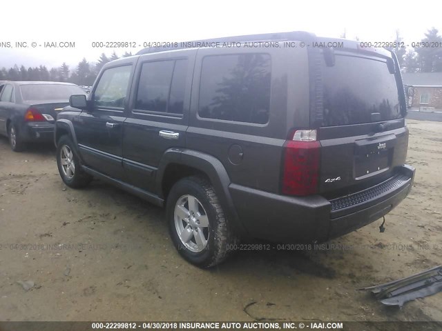 1J8HG48K26C174129 - 2006 JEEP COMMANDER BROWN photo 3