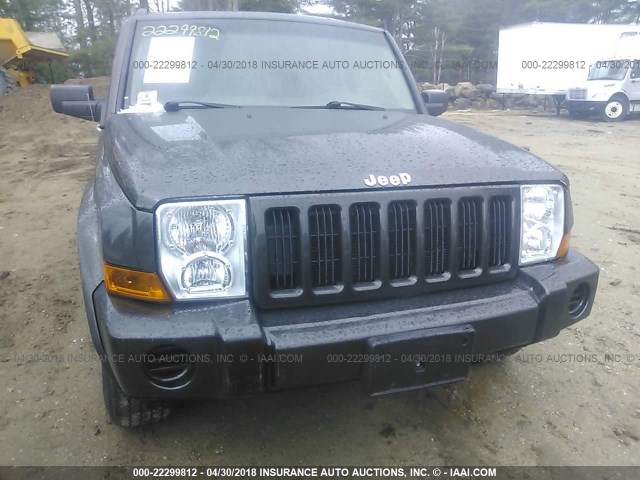 1J8HG48K26C174129 - 2006 JEEP COMMANDER BROWN photo 6
