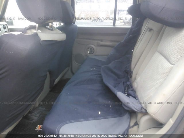 1J8HG48K26C174129 - 2006 JEEP COMMANDER BROWN photo 8