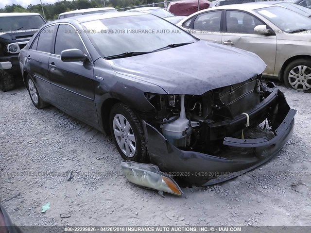 4T1BB46K59U093568 - 2009 TOYOTA CAMRY HYBRID GRAY photo 1