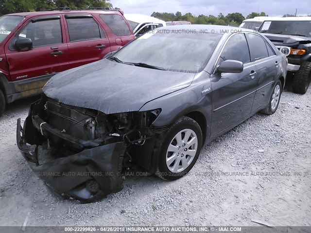 4T1BB46K59U093568 - 2009 TOYOTA CAMRY HYBRID GRAY photo 2