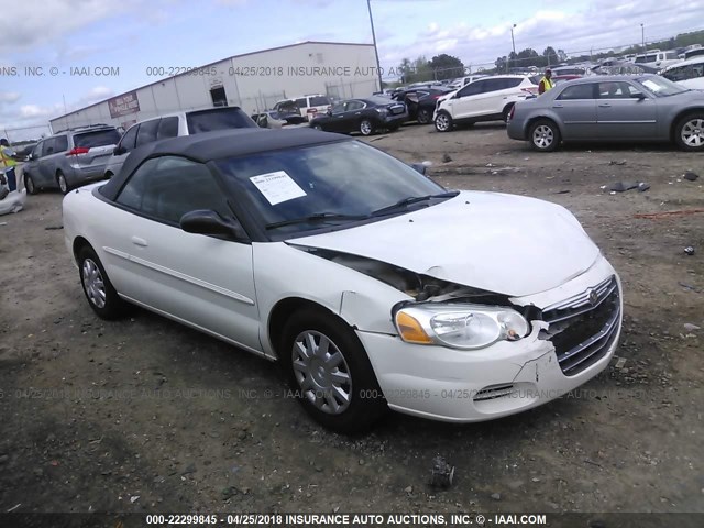 1C3EL45R96N247920 - 2006 CHRYSLER SEBRING WHITE photo 1