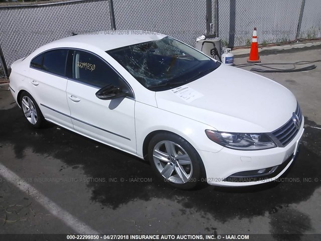 WVWBP7AN6DE508036 - 2013 VOLKSWAGEN CC SPORT WHITE photo 1