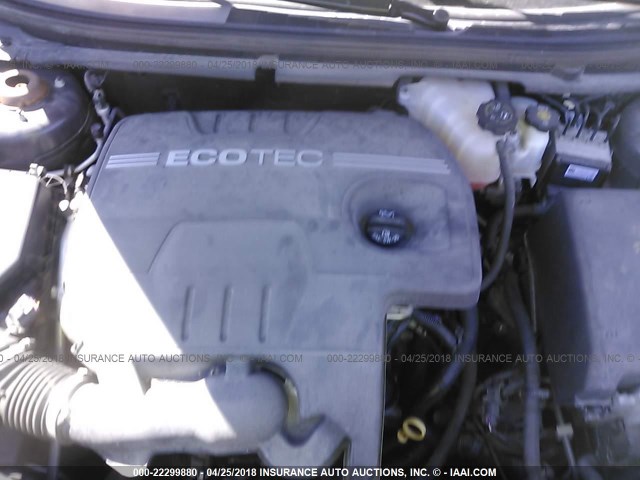 1G1ZC5EB1A4134119 - 2010 CHEVROLET MALIBU 1LT 灰色 照片 10