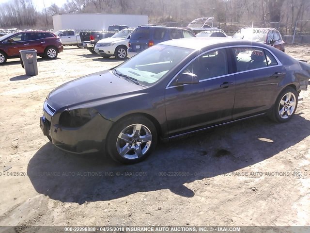 1G1ZC5EB1A4134119 - 2010 CHEVROLET MALIBU 1LT 灰色 照片 2