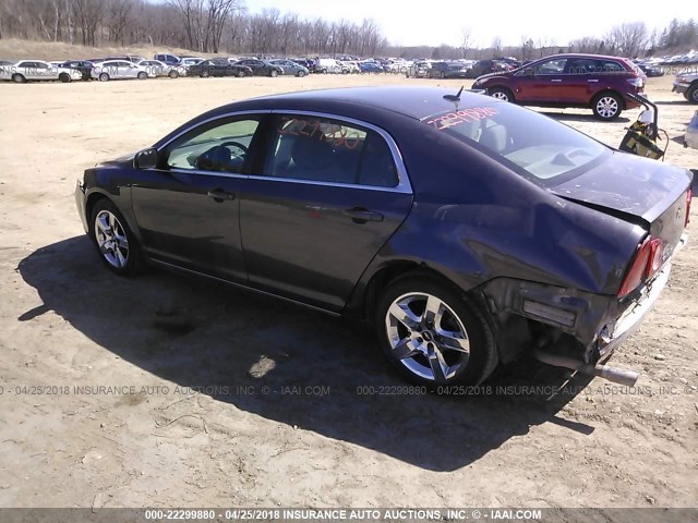 1G1ZC5EB1A4134119 - 2010 CHEVROLET MALIBU 1LT 灰色 照片 3